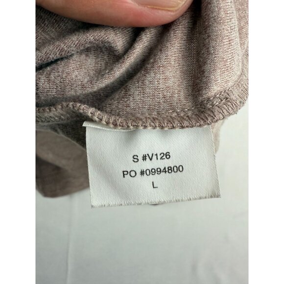 Vuori Performance Strato Tech Tee Shirt Stretch Brown Men’s L Athletic - Picture 5 of 7